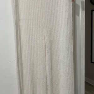Shade & Shore Cream Wide Leg Pants
